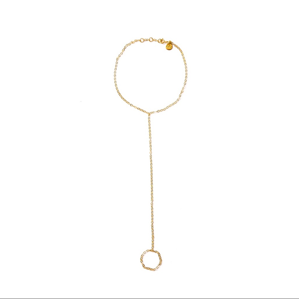 Bracelet with ring attached